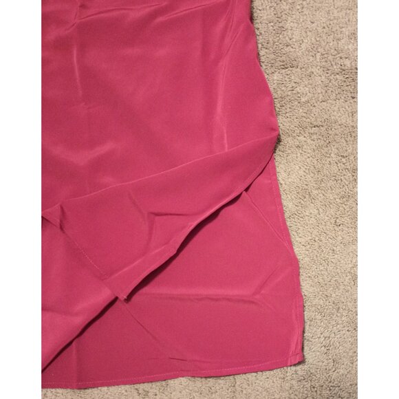 Roamans Dress 30W RED 2 Piece Set Midi Sleeveless Sheath & S/S Jacket/Shirt - Picture 3 of 11